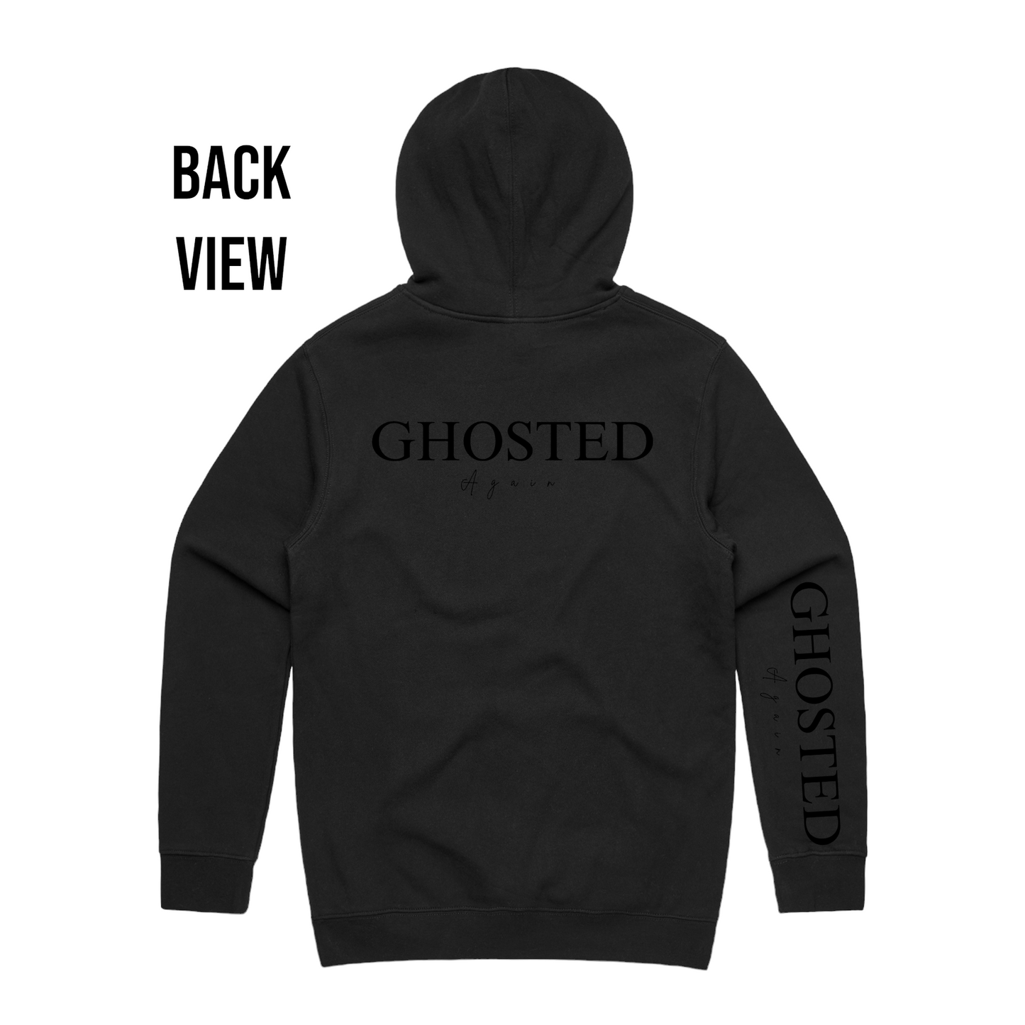 Men's Hoodies - Ghosted again (Black Logo)