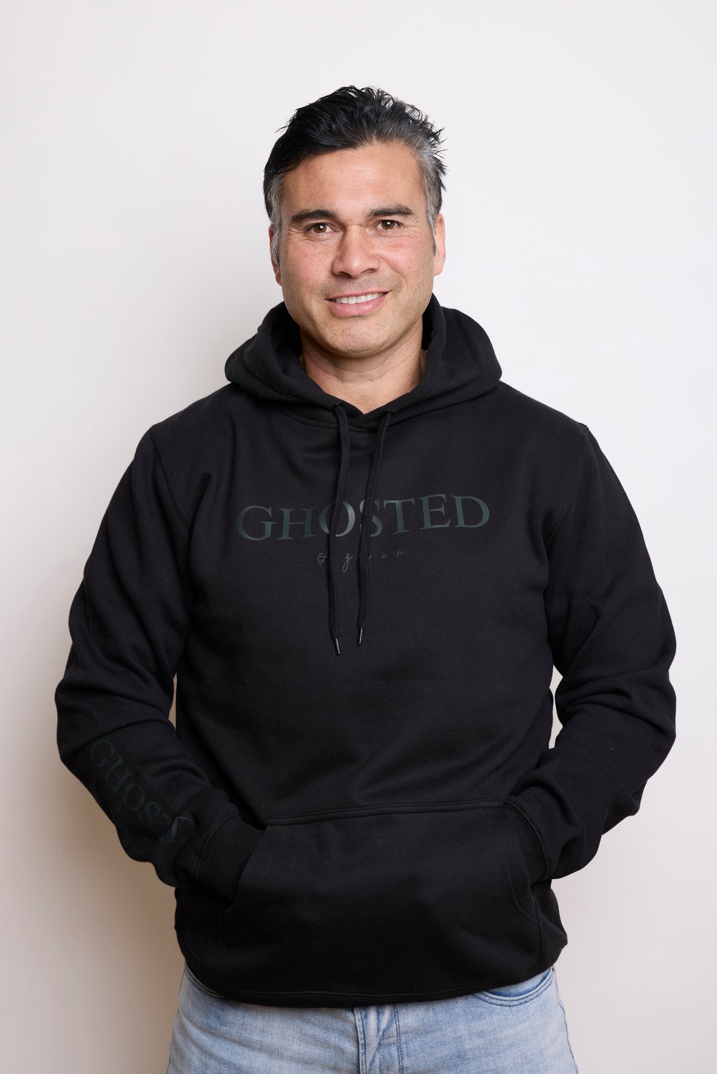 Men's Hoodies - Ghosted again (Black Logo)
