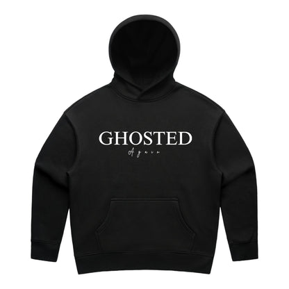 Women's Slim Fit Hoodies - Ghosted again (White Logo)
