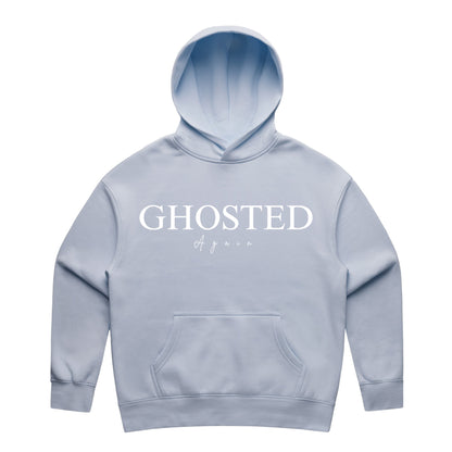 Women's Slim Fit Hoodies - Ghosted again (White Logo)