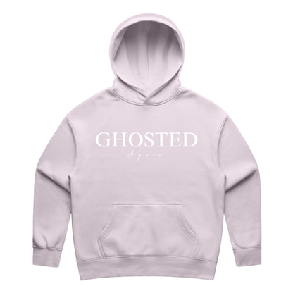 Women's Slim Fit Hoodies - Ghosted again (White Logo)