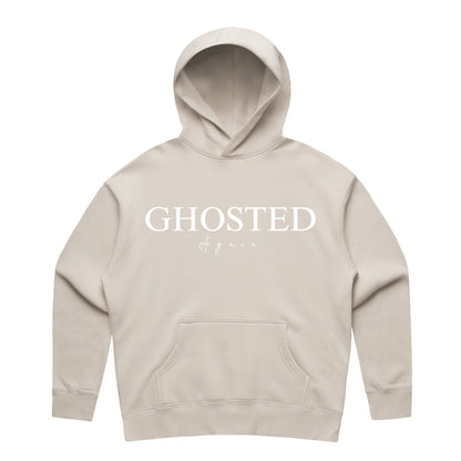Women's Slim Fit Hoodies - Ghosted again (White Logo)